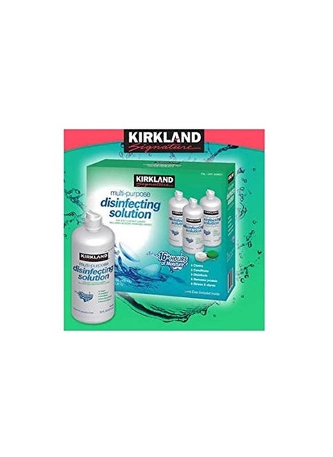 Multi-Purpose Sterile Solution for Any Soft Contact Lens, 16 Fl Oz (Pack of 3)