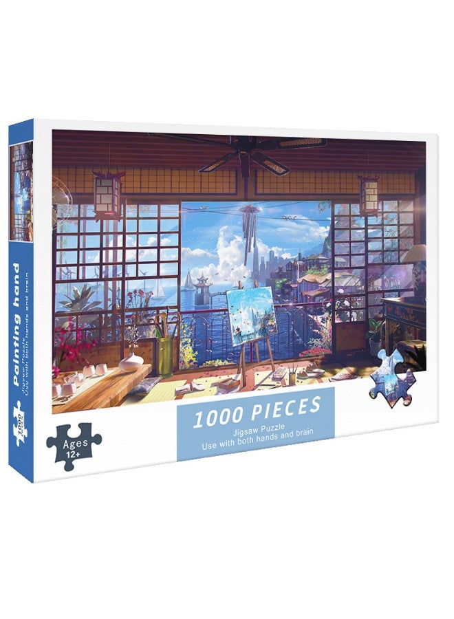 Anna 1000-Piece Anime Graphic Leisure Puzzle - Fun and Challenging!