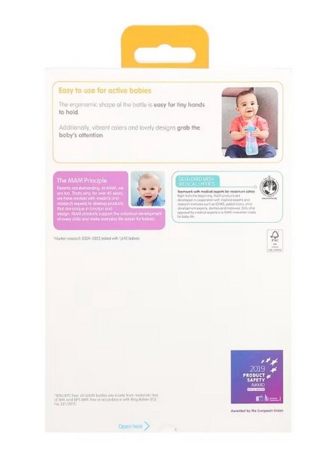 MAM - Easy Active Baby Bottle 4 Months 2 Count - Image 1