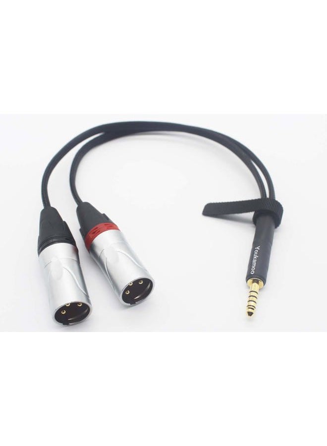 Youkamoo 4.4mm to Dual XLR Male Balanced Headphone Audio Adapter Cable 1 FT, 4.4mm to XLR Balanced Adapter Cable - Image 3
