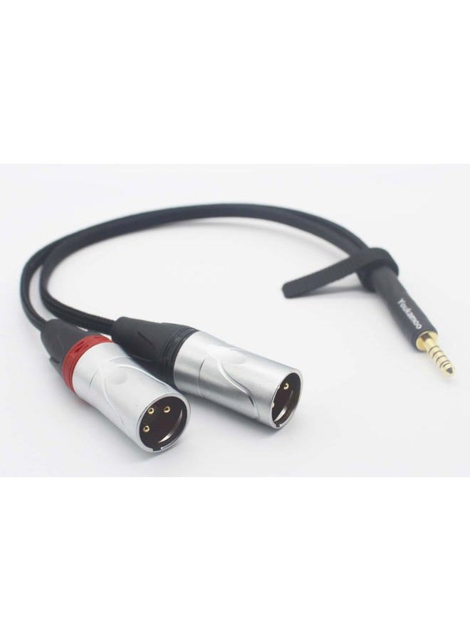 Youkamoo 4.4mm to Dual XLR Male Balanced Headphone Audio Adapter Cable 1 FT, 4.4mm to XLR Balanced Adapter Cable - Image 4