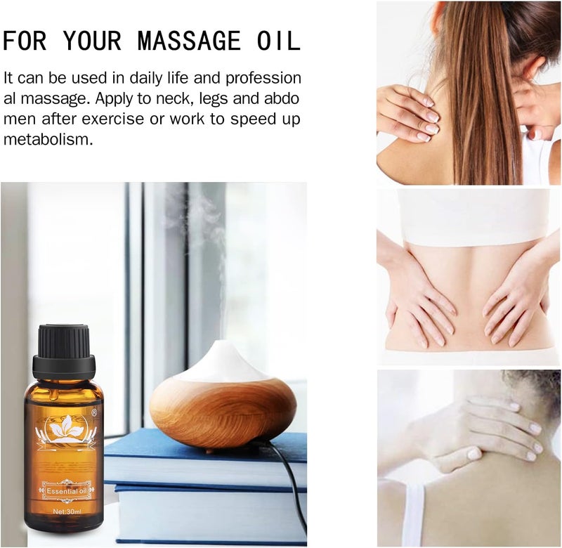 Ownest 3 Pack Ginger Massage Oil100 Pure Natural Lymphatic Drainage Ginger OilSPA Massage OilsRepelling Cold and Relaxing Active Oil30ml - Image 5