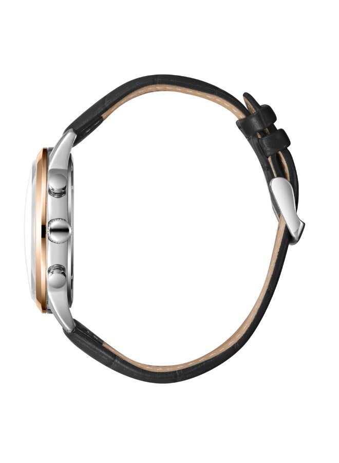 Lee Cooper ساعة متعددة الوظائف للرجال من الجلد LC08186.531 - 43 مم - Image 3