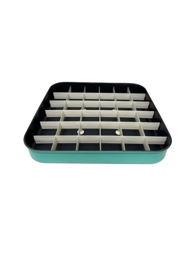 Basbousa cutting tray in the form of squares, Blue color - pzsku/ZCBADF5A7A9F61209B658Z/45/_/1732371101/7355477b-fed0-4324-9736-c35422d3bead