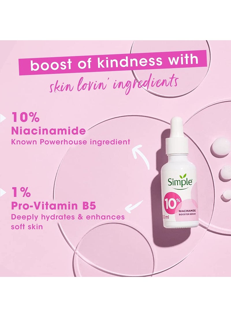 Simple Booster Serum 10% Niacinamide Provides Even Skin Tone 30 ml - Image 3