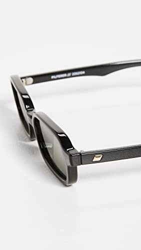 Le Specs Pilferer Sunglasses - Black, Rectangle, Women's, Contempory 90s Style - Image 4