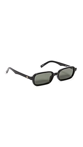 Le Specs Pilferer Sunglasses - Black, Rectangle, Women's, Contempory 90s Style - Image 5