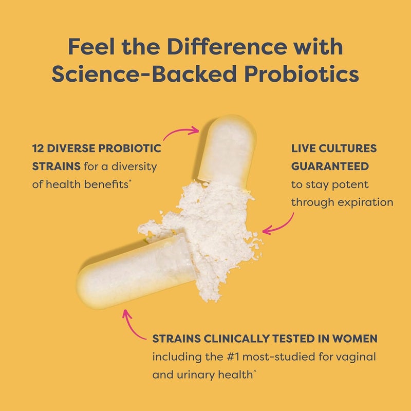 Renew Life Womens Probiotic Capsules Supports pH Balance for Women Vaginal Urinary Digestive and Immune Health L Rhamnosus GG Dairy Soy and GlutenFree 25 Billion CFU  30 Ct - Image 4