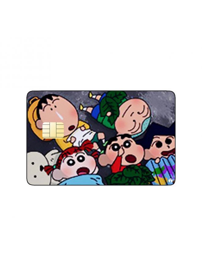 RKN PRINTED BANK CARD STICKER Crayon Shin Chan Anime - Image 1
