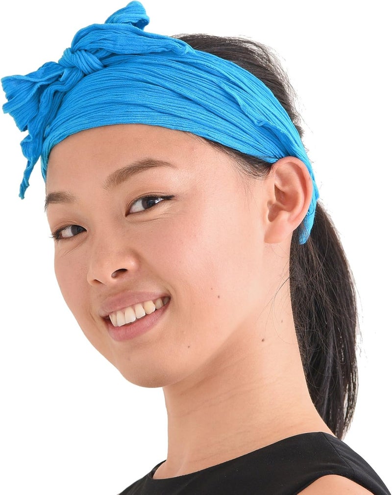 Charm Womens Pirate Headband Headwrap - Turban Head Scarf, Pirate Bandana for Men, Festival Accessories, Boho Hair Band, Unisex Halloween Bandana - Image 1
