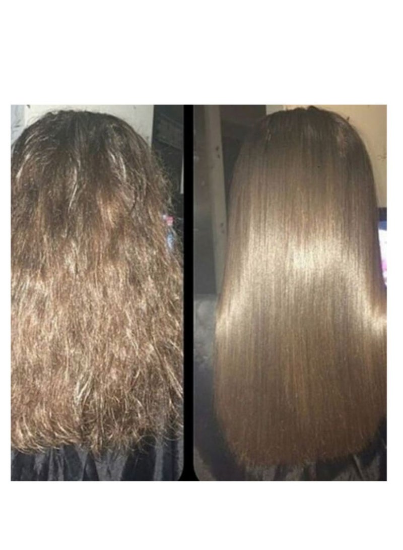Golden Oasis Protein Therapy Brazilian Hair Smoothing Treatment Formaline Free - (Straightening - Treatment - Nourishment - Shine ) 6x1ml 300ml