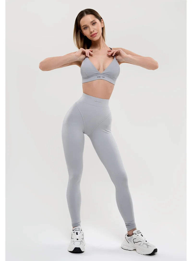 Bona Fide Magnetic Gray Magnetic High Waist Gym Leggings for Women for Women | Best Price UAE