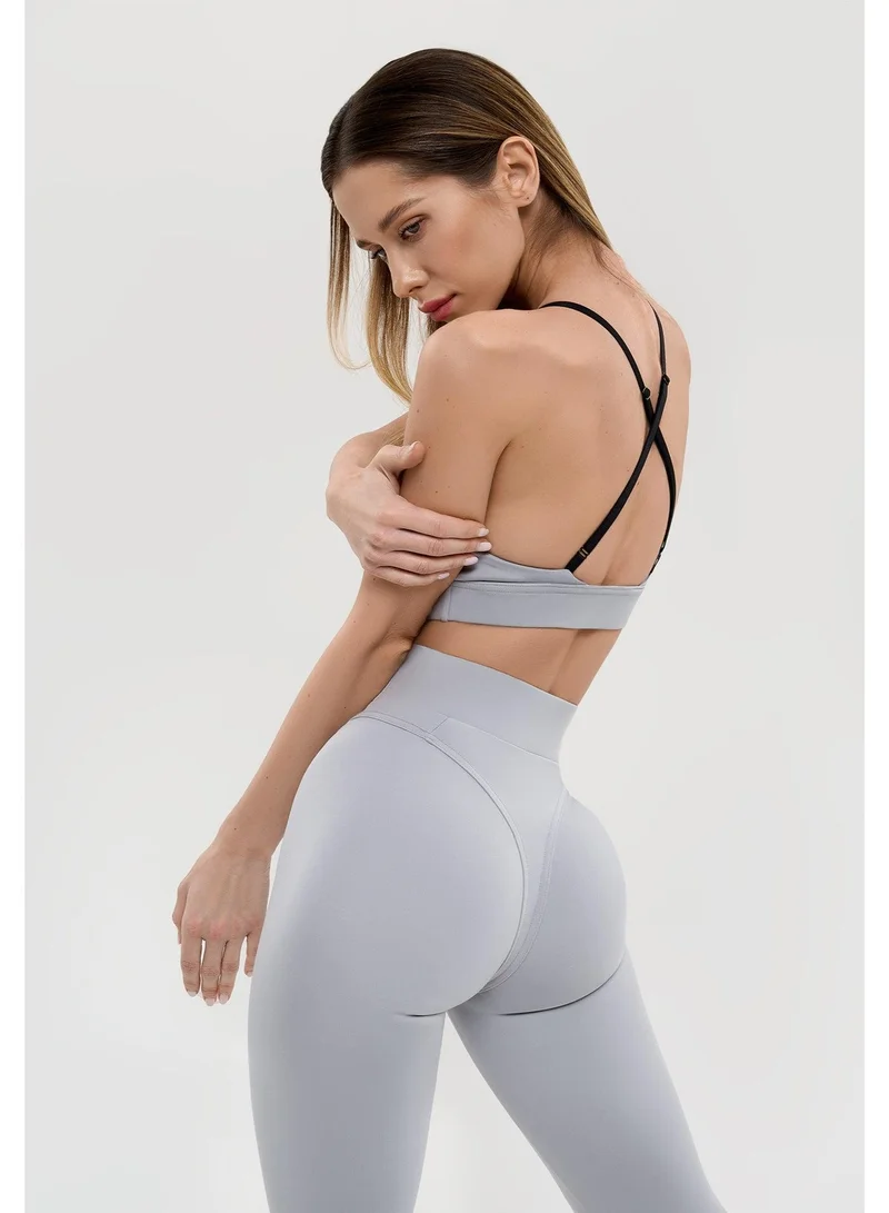 Bona Fide Magnetic Gray Magnetic High Waist Gym Leggings for Women for Women | Best Price UAE