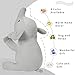 OurHonor 42lbs 24in Elephant Weighted Stuffed Animals Weighted Plush Gifts for Kids Adults Girls and BoysGrey - Image 4