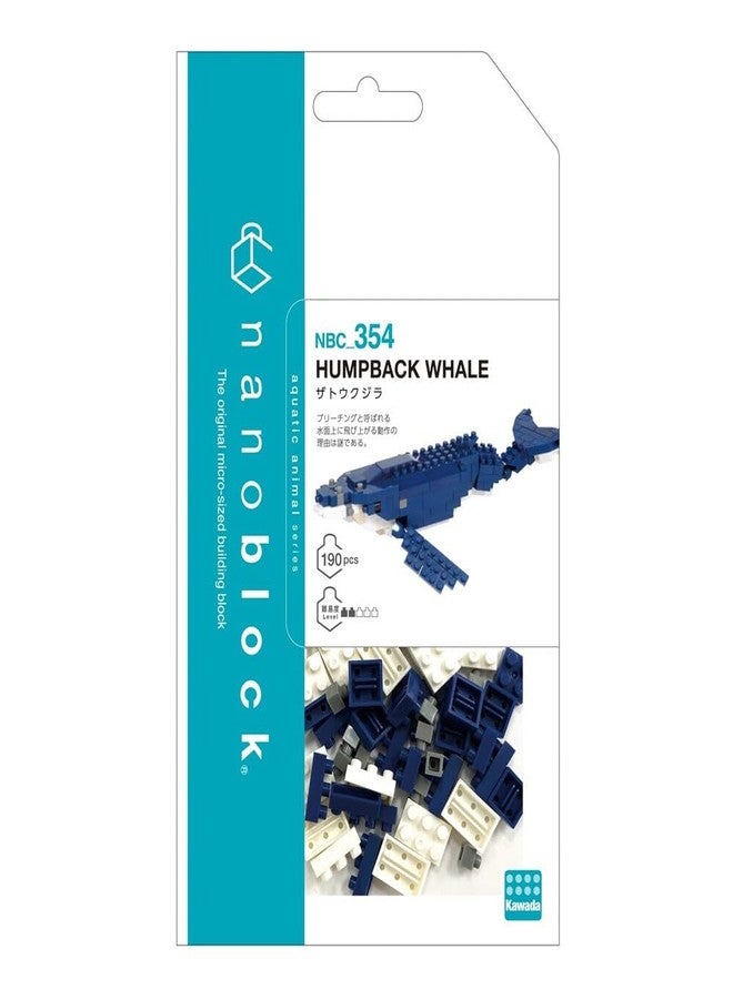 Kawada nanoblock - Sea Friends - Humpback Whale, Collection Series Building Kit - Image 3