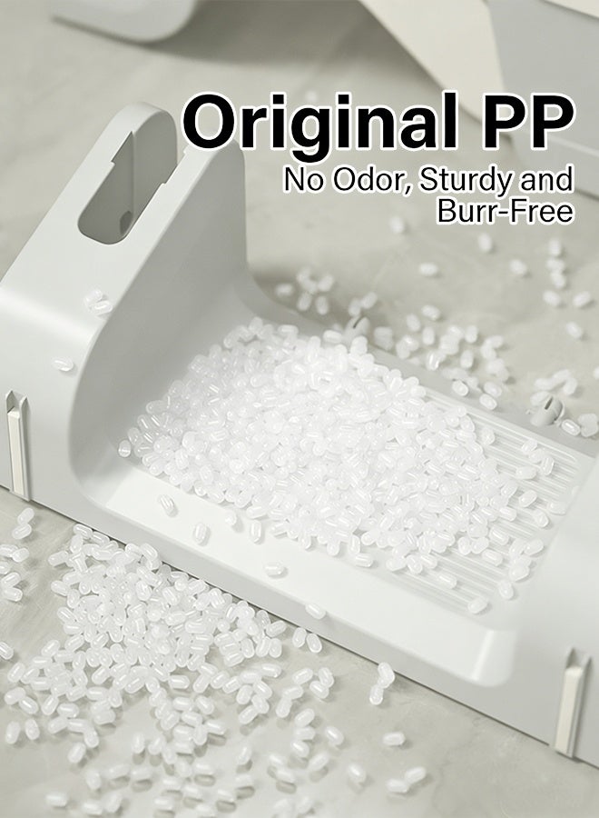 Yoyula Baby Potty Seat With Ladder For Western Toilets Kids Toilet Potty Training Seat For Baby With Handle Cushion Kids Potty Chair Kids Potty Seat For Baby Kids 1 To 8 Years Boys Girls Grey - Image 4