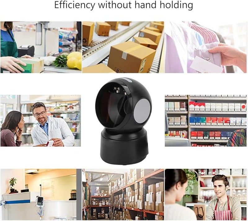 Automatic Infrared Barcode Scanner 1D 2D USB Reader Compatible with Multiple OS - Image 3