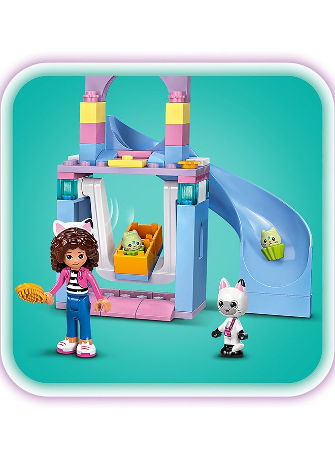 LEGO - Gabby’s Dollhouse Gabby’s Kitty Care Ear Animal Playset for Kids, Pet Pretend-Play Entertainment Toy with Slide and Figures, Gift for Girls and Boys Aged 4 and Over 10796 - Image 1