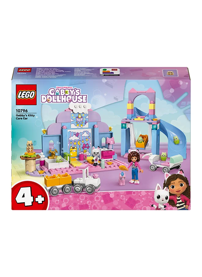 LEGO Gabby’s Dollhouse Gabby’s Kitty Care Ear Animal Playset for Kids, Pet Pretend-Play Entertainment Toy with Slide and Figures, Gift for Girls and Boys Aged 4 and Over 10796