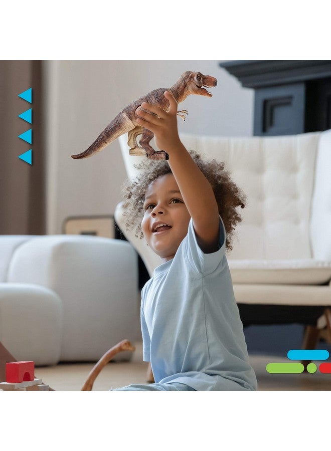 Discovery Kids Remote Control Rc T Rex Dinosaur Electronic Toy Action Figure Moving & Walking Robot W/Roaring Sounds & Chomping Mouth, Realistic Plastic Model, Boys & Girls 6 Years Old+  - Image 4