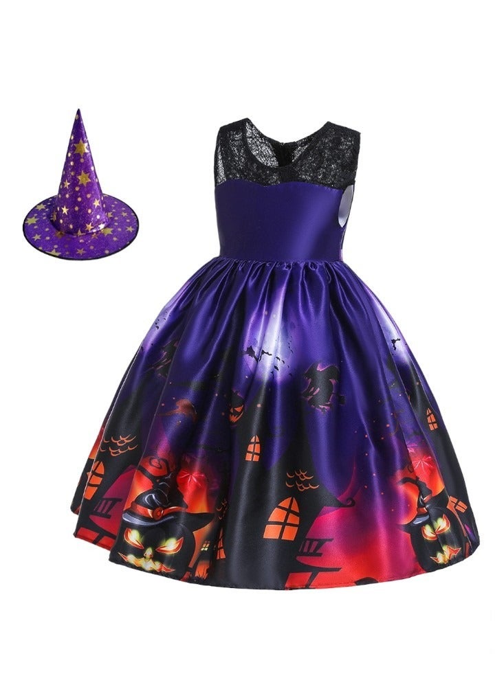 دىدانيالا فستان بدون أكمام بطبعة الهالوين - بنفسجي - Image 1