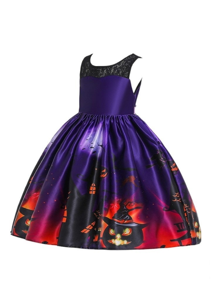 دىدانيالا فستان بدون أكمام بطبعة الهالوين - بنفسجي - Image 2