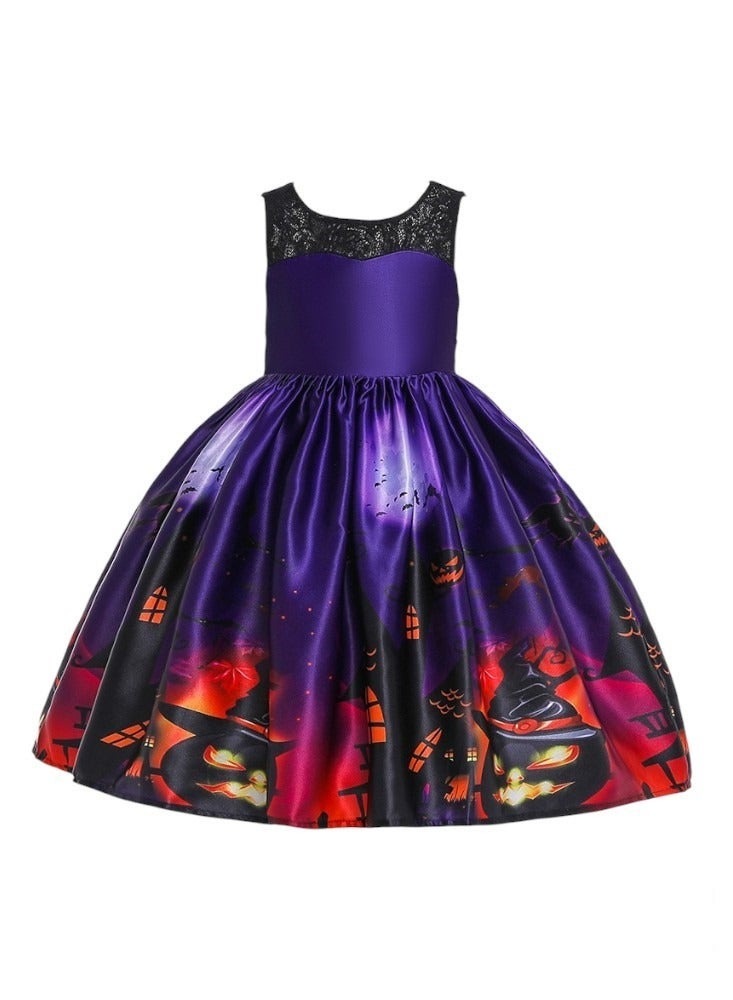 دىدانيالا فستان بدون أكمام بطبعة الهالوين - بنفسجي - Image 3