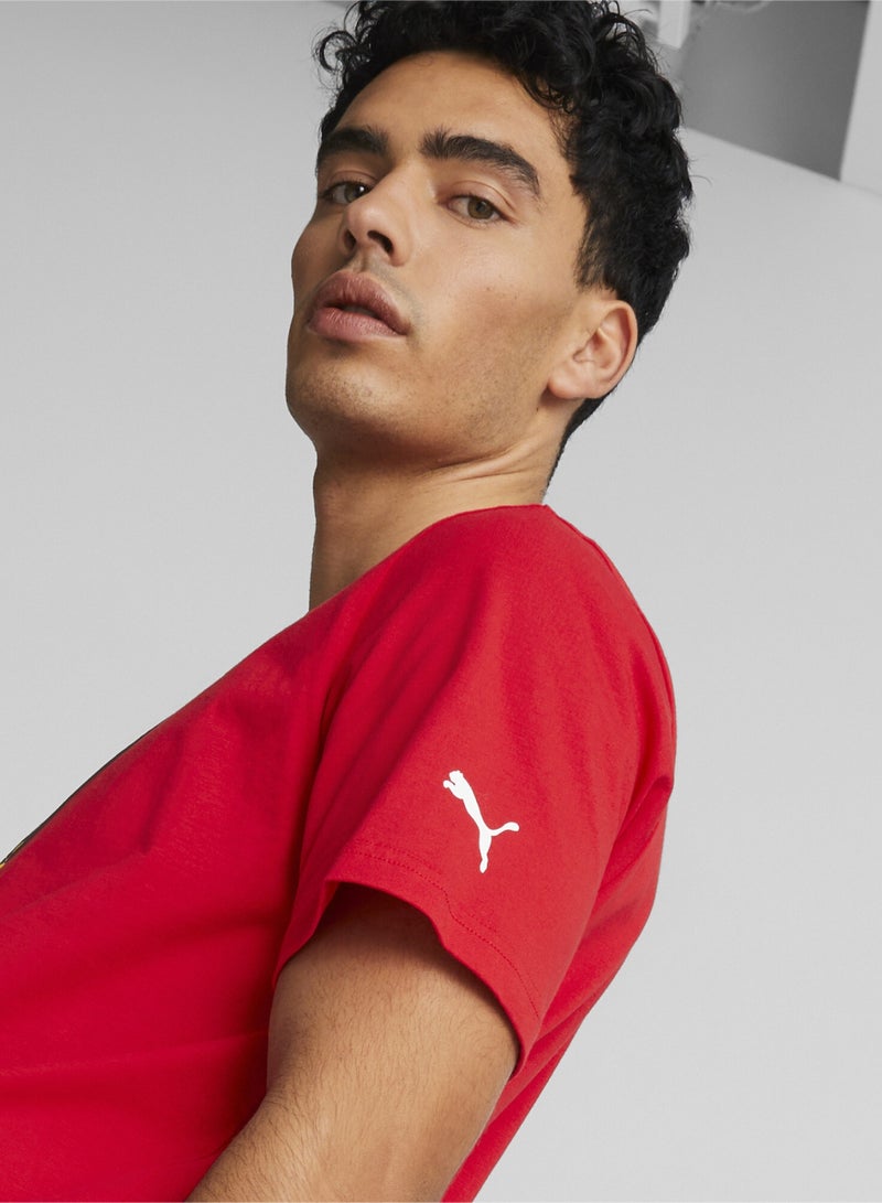 PUMA Scuderia Ferrari Big Shield Mens Shortsleeve T-shirt  - Image 4