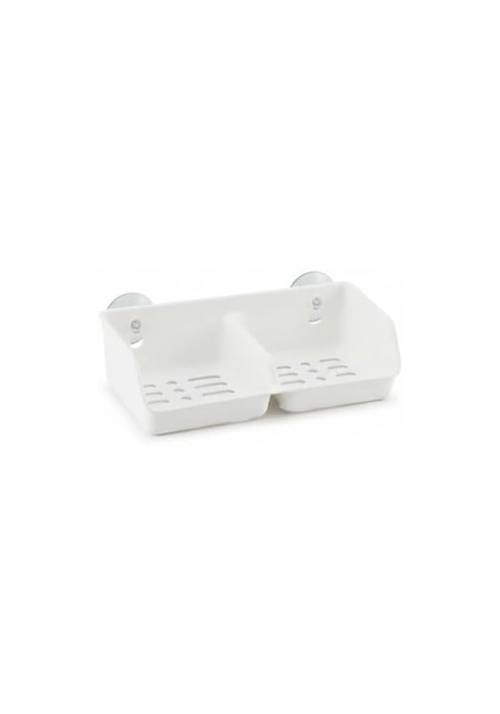Daiso White Kitchen Sink Sponge Holder Organizer - Image 3