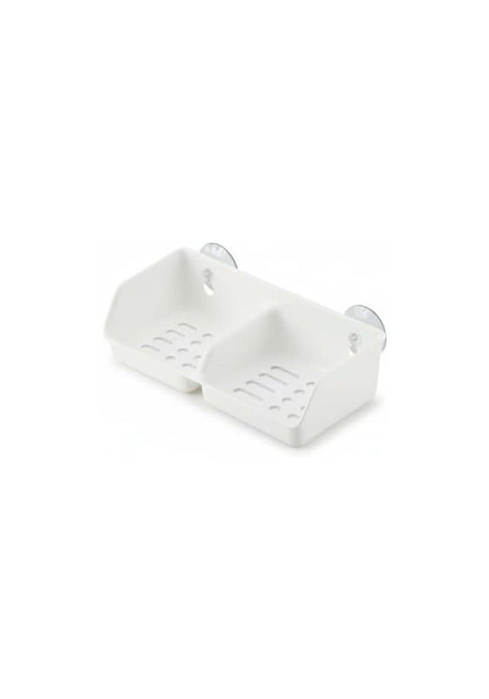 Daiso White Kitchen Sink Sponge Holder Organizer - Image 2
