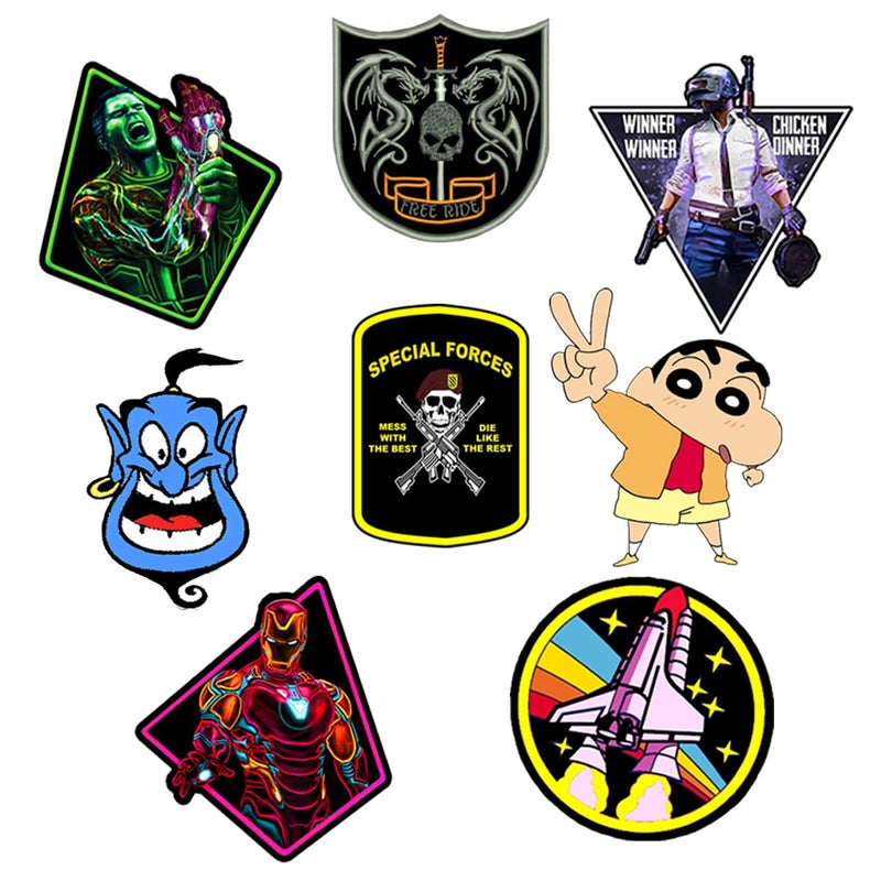 LAZYCHUNKS ® New Unique Mountain,Marvel,Space,Mars,God,Camping,Outdoor Living Patches|New Clothing Accessories for Enhance The Beauty of T-Shirt,Jacket,Bags,Caps,etc. - Image 1