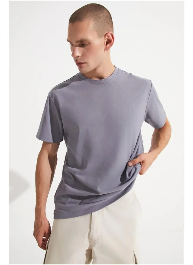 JUNE June Men Tshirt Light Grey