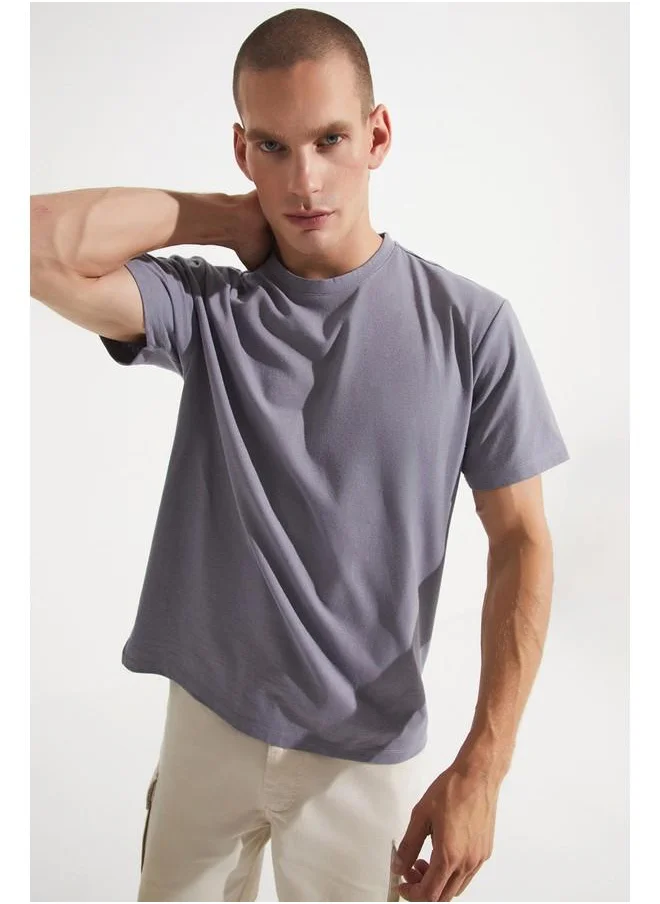 جون June Men Tshirt Light Grey