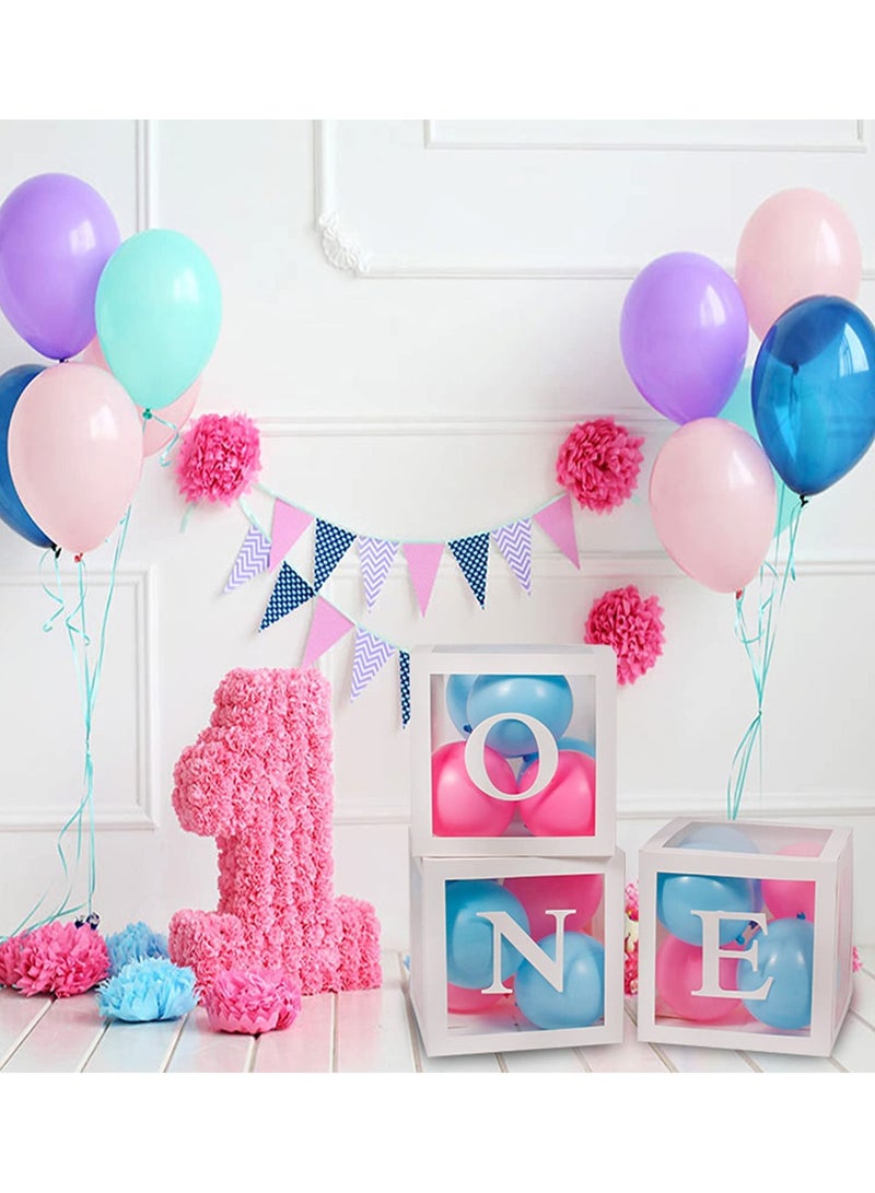 The balloon with the letter 1 is the first birthday decoration of the baby party, which is very suitable for the baby shower display party school graduation party - Image 1