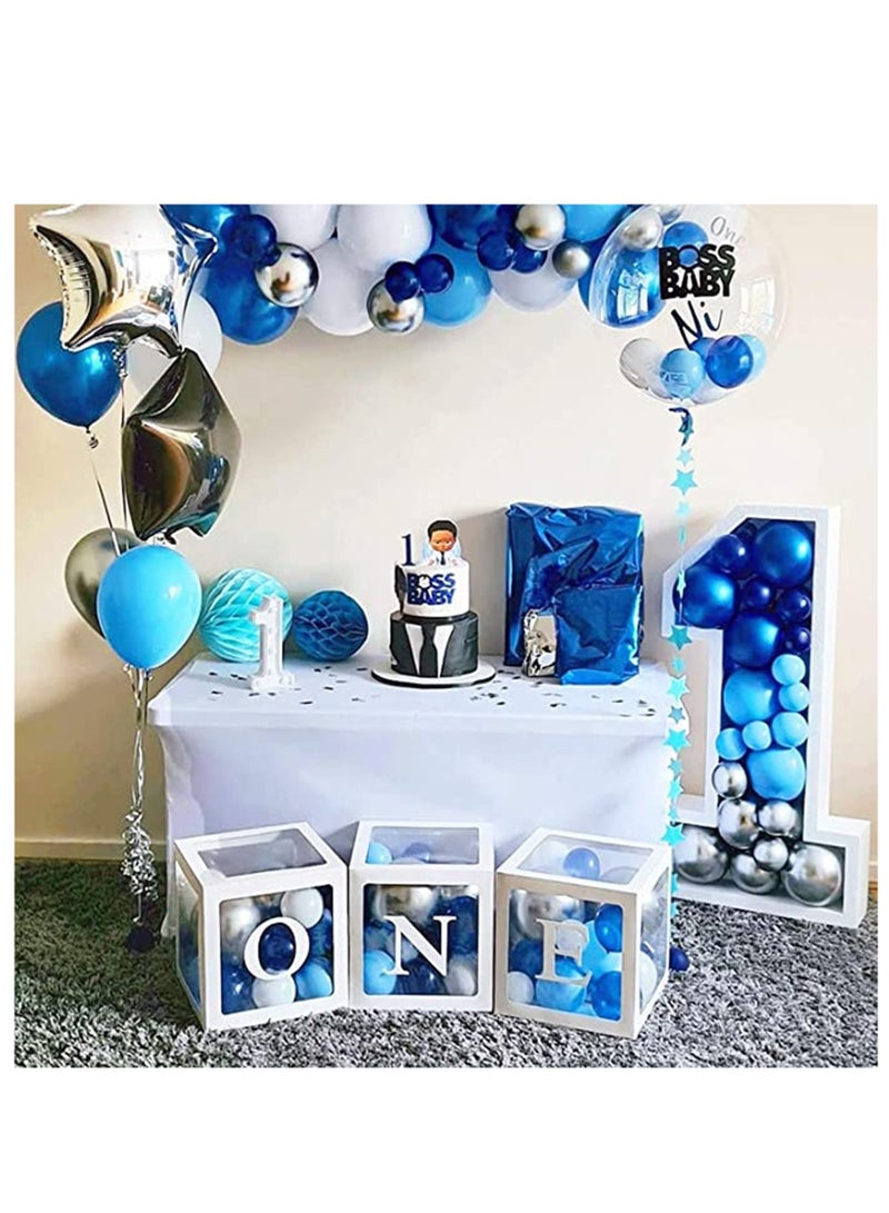 The balloon with the letter 1 is the first birthday decoration of the baby party, which is very suitable for the baby shower display party school graduation party - Image 5