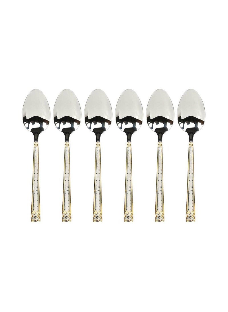 Chefline Zenith Gold Mocca Spoon, 6 Pcs, A1S