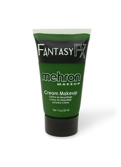 mehron Mehron Makeup Fantasy FX Cream Makeup  Water Based  Halloween  Kelly Green Face Paint  Body Paint For Adults 1 fl oz 30ml KELLY GREEN 
