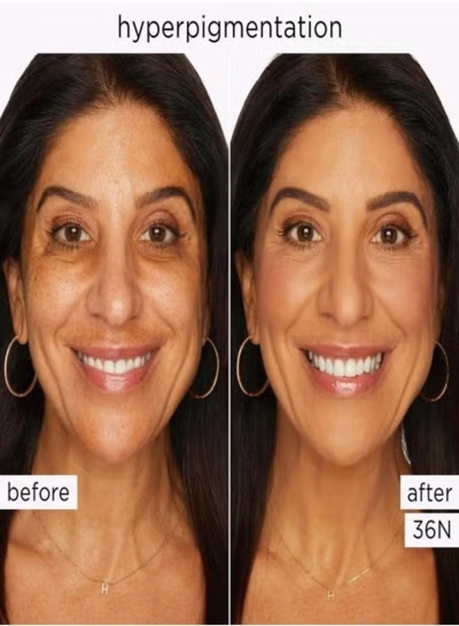 تارت كوزمتيكس بودرة أساس بلورية من الطين الأمازوني من تارت، 36N متوسط ​​أسمر محايد - بشرة متوسطة إلى أسمر مع توازن الألوان الدافئة والباردة 8 جم - Image 3