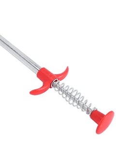 Massive Reckon Massive Reckon Stainless Steel Hair Catching Claw Drain Sewer Cleaner Spring Wire Sink Pipe Dredge Cleaning Stick Drain Plunger Unblocked Kitchen Bath Basin Hair Remover Tool 90cm  - Image 3