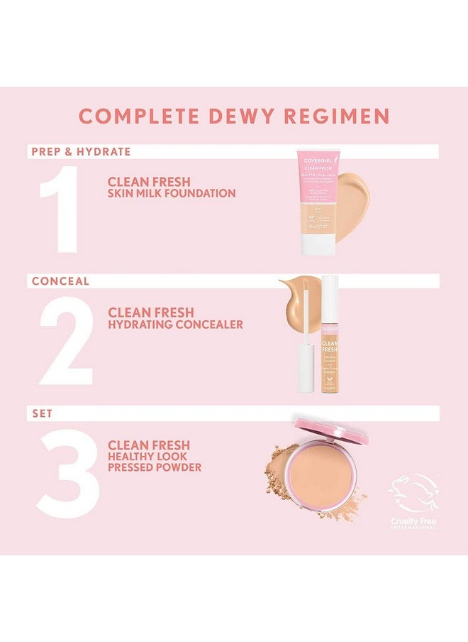 CoverGirl كريم إخفاء العيوب المرطب Clean Fresh بلون أسمر 0.23 أونصة سائلة  - Image 5