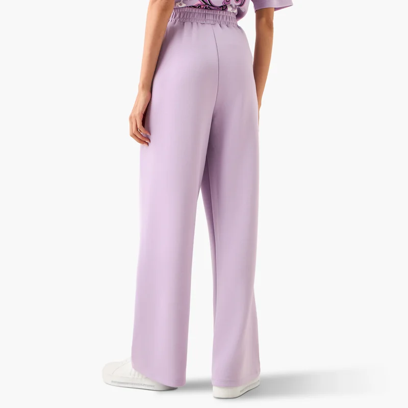 SP Characters Kuromi Print Track Pants with Elasticated Waistband and Pockets