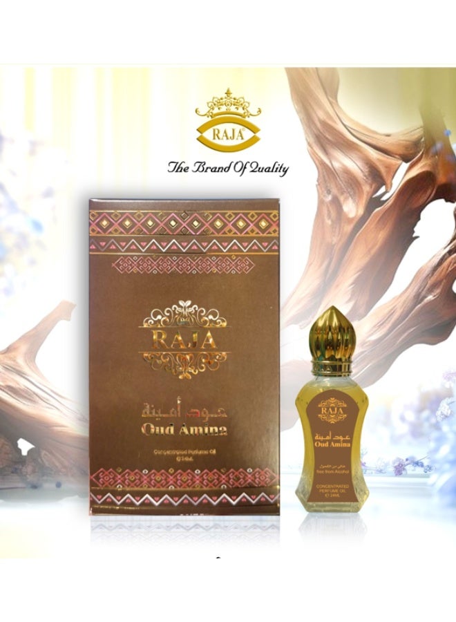 زيت عطري مركز عود أمينة 24 مل