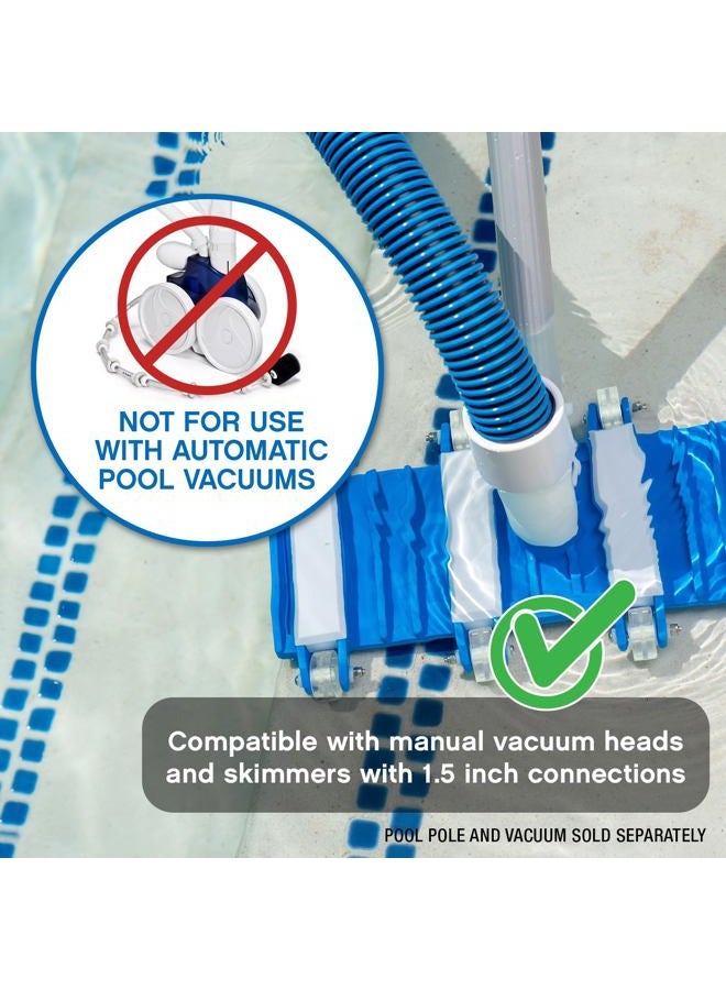 Poolmaster 33430 Heavy Duty In-Ground Pool Vacuum Hose With Swivel Cuff, Made in the USA, 1-1/2-Inch by 30-Feet - Image 2