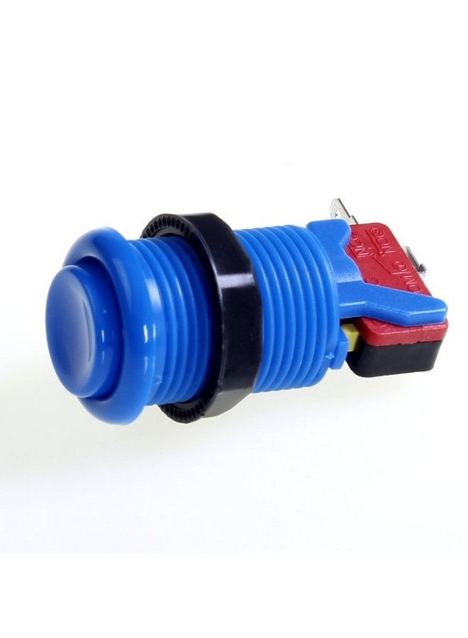 Atomic Market American Style 28Mm Standard Arcade Push Button 6 Pack Blue With Microswitch - Image 4