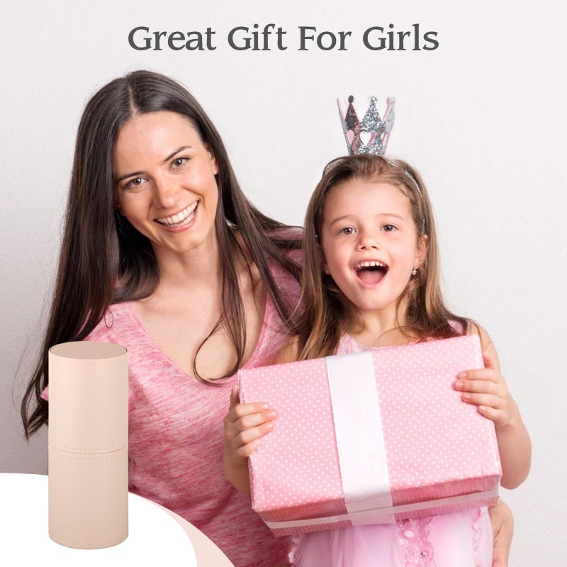 Wechip Stich Makeup Brushes Set, WeChip Anime Stich Make Up Brush Set Collection, Stich Stuff for Girls Women - 5pcs Pink - Image 4