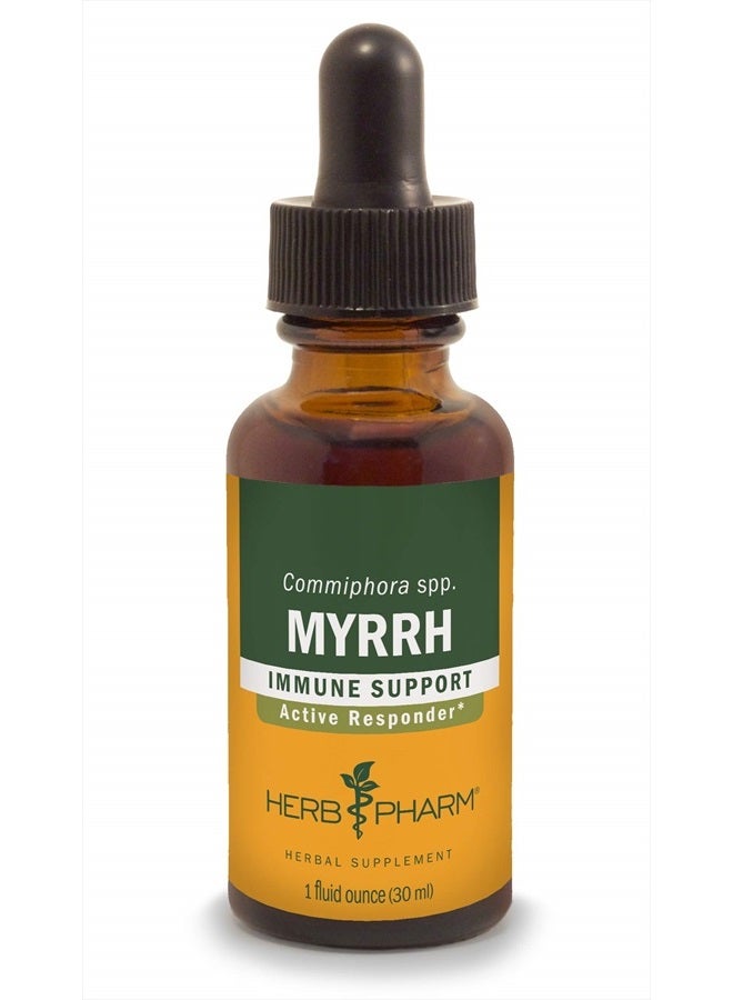 HERB PHARM Myrrh Liquid Extract for Immune System Support - 1 Ounce (DMYRR01) - Image 1