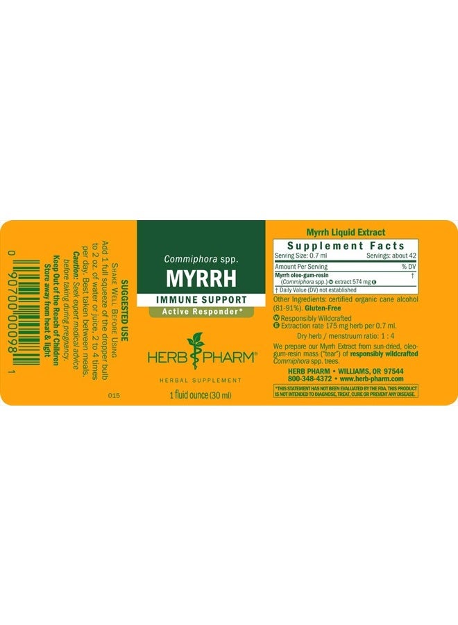 HERB PHARM Myrrh Liquid Extract for Immune System Support - 1 Ounce (DMYRR01) - Image 5