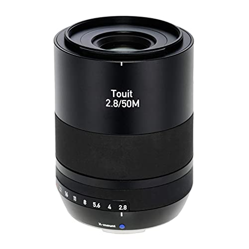 ZEISS Touit 2.8/50 ماكرو كاميرا عدسة لكاميرات فوجي فيلم X-Mount بدون مرآة، أسود - Image 1