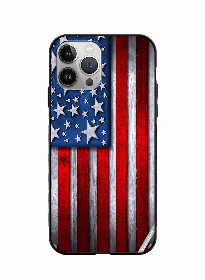 VR CREATIVE Protective Case Cover For Apple iPhone 11 Pro Usa Flag Design Multicolour - Image 1