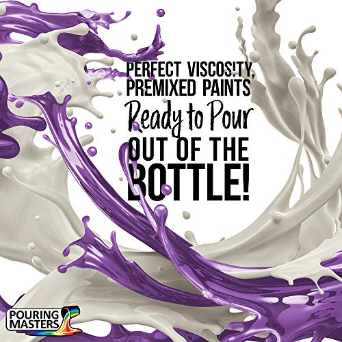 POURING MASTERS Grape Jelly Acrylic Ready to Pour Pouring Paint - Premium 8-Ounce Pre-Mixed Water-Based - for Canvas, Wood, Paper, Crafts, Tile, Rocks and More - Image 2